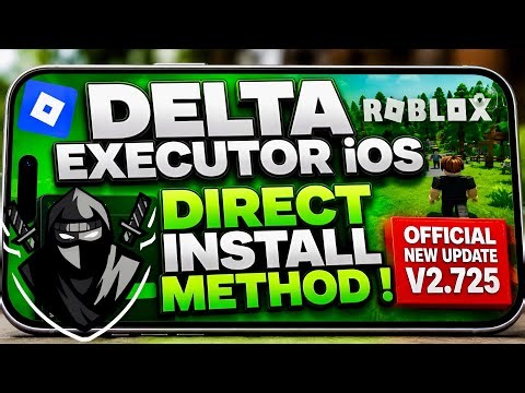 Direct Install Delta Executor Mobile NEW Update [v2.725] Roblox on iOS | BEST Roblox Executor iPhone