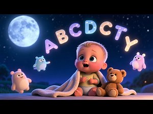 Bedtime Moon ABC Song 🌙💤 Fun ABC Learning for Kids Before Bed