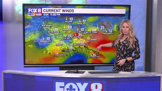 Gusty winds and colder weather, freeze threat this week | WVUE FOX 8