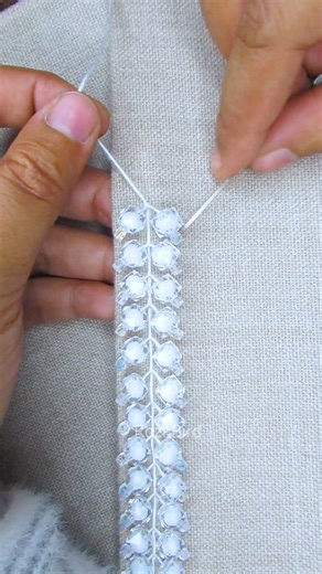 RozaBird on Instagram: "🔥New🔥 So Nice Border Lace Embroidery!✨🪡 #easy #EmbroideryArt #stitch #reelsfb #HandmadeEmbroidery #diy #facebookreels #embroidery #handembroidery #love"