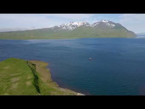 Adak AK 360° Drone ￼￼Mitchell Field & Clam Lagoon