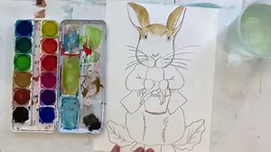I love the tale of Peter Rabbit by Beatrix Potter, and I was inspired by her beautiful illustrations to create this fun, spring lesson. 🐰 The best part? This project uses super simple techniques including directed drawing and an easier watercolor technique. 🐰 View the full lesson and download the handout: https://www.deepspacesparkle.com/peter-rabbit/ | Deep Space Sparkle