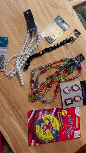 Just a quick craft ✨ #necklace #craft #hobbylobby #dog #fyp