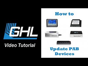 PAB device update via GHL Control Center