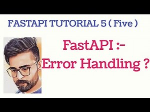 Fastapi error handling | HTTP Exception in fastapi