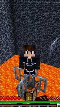 My subscriber challenged me to escape this DEADLY Minecraft prison 😱 #minecraft #viral