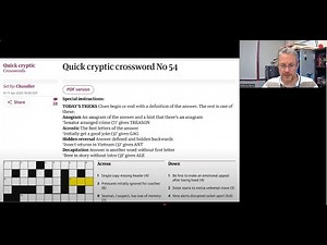 A Perfect Cryptic Crossword for Beginners