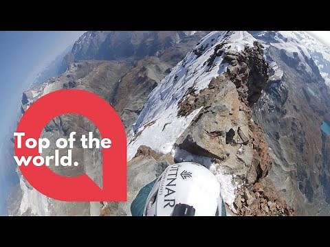 Climber reaches one of the highest points of the Matterhorn 🧗‍♂️🗻 | SWNS