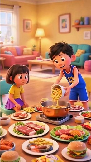 Masukin Kentang Kedalam Kuah! #shorts #animasi #kartun