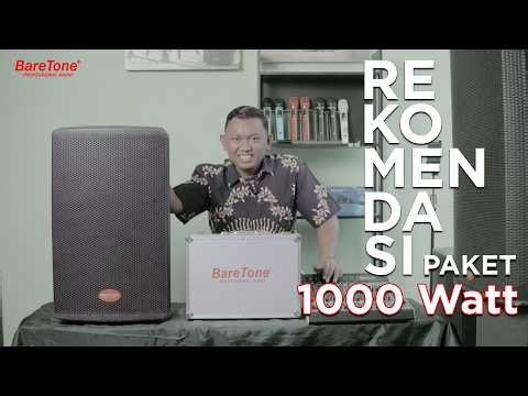 1000 Watt BareTone Audio Package Recommendation