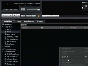 como utilizar el winamp