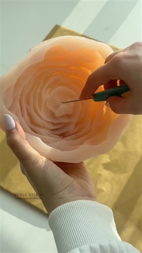 Blue ombré Candle #diy #candlemakers #smallbiz #unique | Joyful Candles