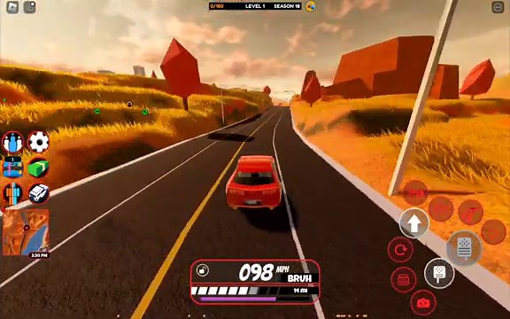 Samsung Tab S9 FE Roblox Gameplay Test