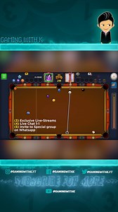 6.1K views · 81 reactions | Epic indirect clearance in shanghai 8 ball Pool#gamingwithk #8ballpool #indirectclearance | Gaming with K | Facebook