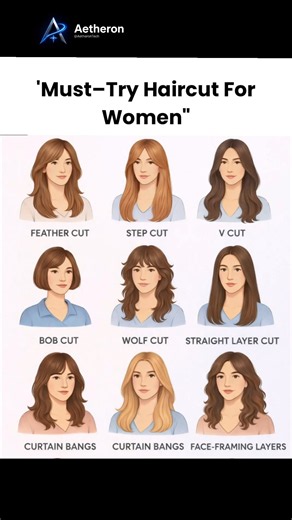 9 Must-Try Haircuts for Women 💇‍♀️✨ | Trending Hairstyles 2026 #Shorts