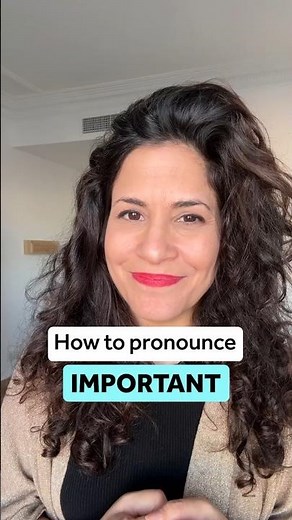 How to pronounce IMPORTANT