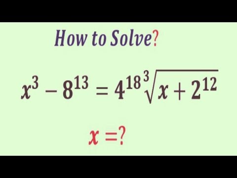 A Mind-Blowing Algebra mathematics Equation | Olympiad Question | can you solve ? | x=?