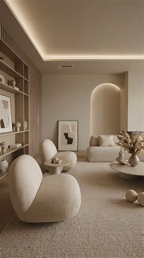 Top 5 Modern Minimalist Living Room Ideas | Elegant Neutral Interior Design Tour