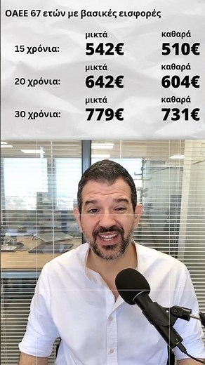 Τι σύνταξη δίνει ο ΟΑΕΕ;