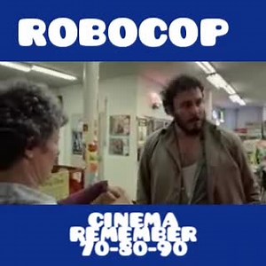ROBOCOP - ROBOCOP SVENTA UNA RAPINA AL MINIMARKET.🎬📽🎞📺🇺🇸🦾🦾 | Cinema Remember 70-80-90