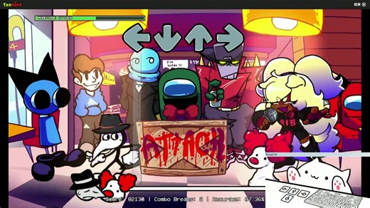 【FNF/内鬼V4/全流程】*开发者 曲目：MONOTONE ATTACK