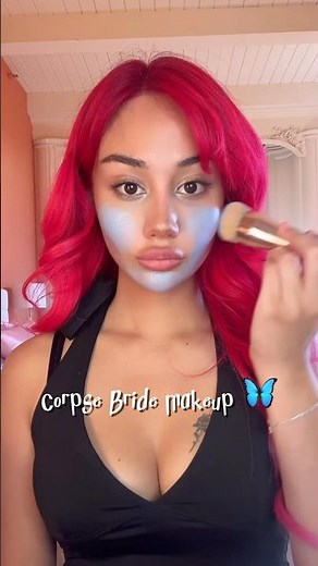 Halloween costume idea🦋 Emily the Corpse Bride #makeup #Halloween #cosplay #timburton #corpsebride