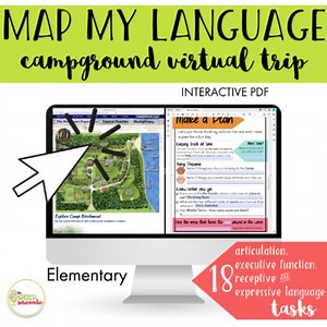 NO PRINT Map My Language Map Skills Camp Theme