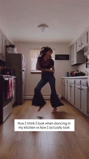 301K views · 5.1K reactions | Who else can relate to dancing in the kitchen, feeling totally free and moving like no one’s watching? ✨ It may not be pretty, but as long as you’re having fun, keep dancing!  Because honestly… even if someone is watching, I’m still gonna keep going! #KitchenDance #FeelGoodVibes #DanceLikeNoOnesWatching #KeepDancing #JoyInTheLittleThings | Casual Corners | Facebook