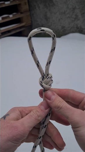 The strongest loop knot – how to tie it #YouTubeShorts #Knot #LoopKnot #StrongKnot