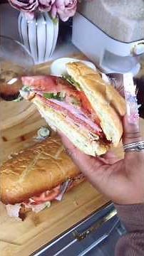 Let’s make a Sub Sandwich #sandwich #sub #asmr