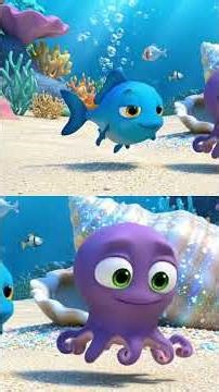 A Fish and Octopus Adventure!! #kidsvideo #kids #animated #funny #learning