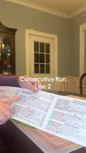 Consecutive run line 2 in American Mahjong practice #mahjong #mahjongtiles #mahjongpractice #mahjongtips