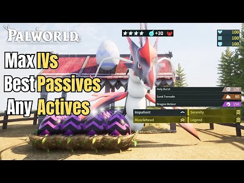 Palworld - How to Breed Max IVs, Best Passives, and any Active Skill