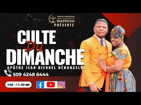Culte D'adoration & louange | Eglise Chandelier d'Or |Dim 12 | 04| 26 | Apôtre Jn Dieunel Déroncelay