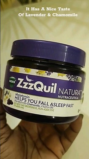Vicks ZzzQuil Natura II Melatonin Gummies II How To Fall Sleep Faster & Better - #shorts #sleep