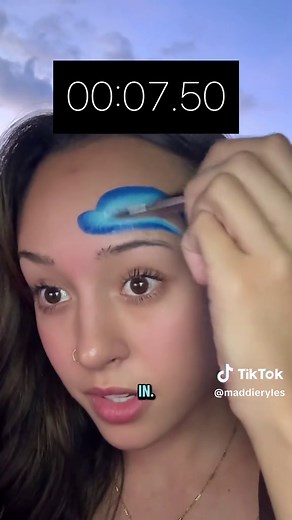 Face Painting a Dolphin Tutorial in 30 Seconds