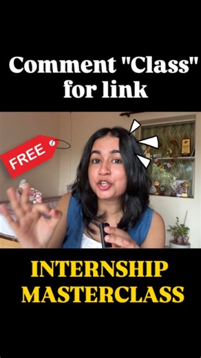 Harshit Devtalla on Instagram: "Comment "Class" Free Internship MasterClass for college students. You will learn: 1. Different types of internships. 2. Where to find these internships 3. How to apply? 4. Best application practices. 5. How to approach people for referral/recommendations. 6. Formats/protocols to follow. #internshipapplication #internshipopportunity #collegelife #collegeinternship #careergrowthtips #connections"