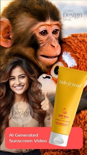 AI Generated Sunscreen Commercial | Viral Concept Ad