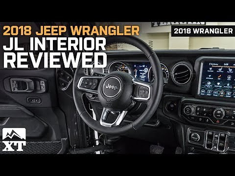 2018 Jeep Wrangler JL Sahara Interior Reviewed - In Depth Look At The JL's New Features & Designs