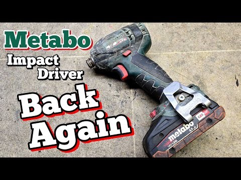 Broken again. Metabo SSD 18 LTX 200 BL back in for another repair with a faulty gearbox.