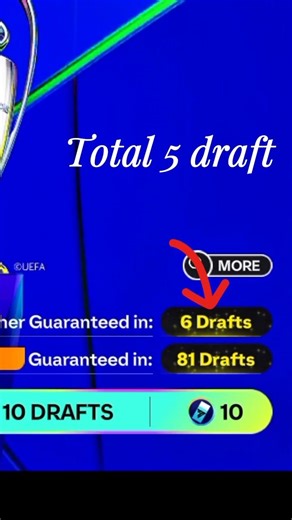 5 draft pack open 😺 why EA?😭 #fifamobile #fcmobile #fc25 #eafc25