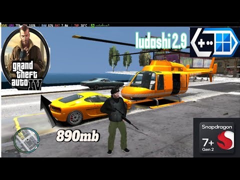 Winlator ludashi 2.9 | GTA 4 | Poco f5 | Snap 7 + gen 2