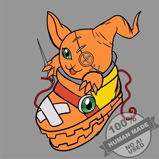 Shoemon #digimon #digimonliberator #cute #adorable #art #anime