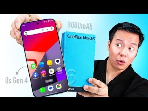 Oneplus Nord 6 Indian Unit Unboxing & Test 📌 9000mAh & SD 8s Gen 4 Phone But