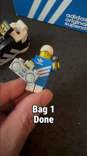 This rare LEGO Adidas set has a literal SHOE BOX minifigure! 🤯👟 (40486) #lego #adidas