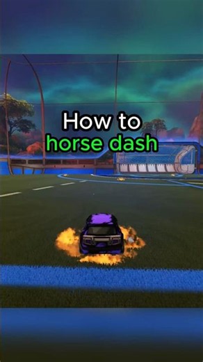 how to horse dash tutorial #rl #rocketleague #rocketleagueclips