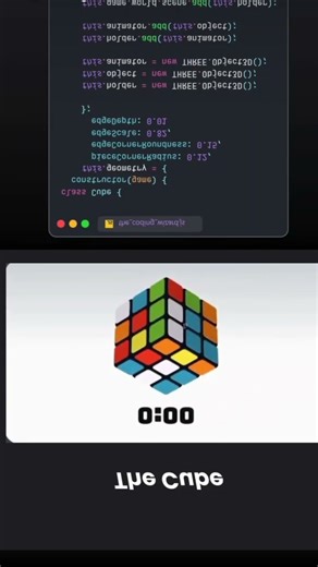 cube mind game rotation using coding #coding #codingbat #cube #game #mindset #craft #shorts #coder