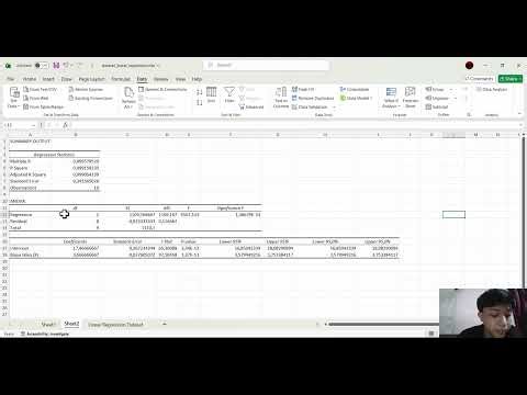 Tutorial Linear Regression di Excel dan Rapid Miner