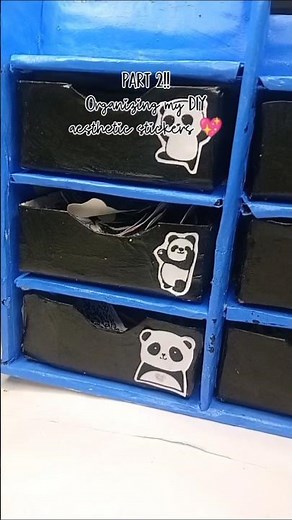 Organizing stickers 💫 #aesthetic #shorts ‪@craftyykidoo‬