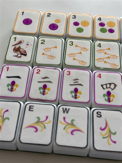 Mardi Gras Mahjong Tile Decals - Standard Size - Etsy